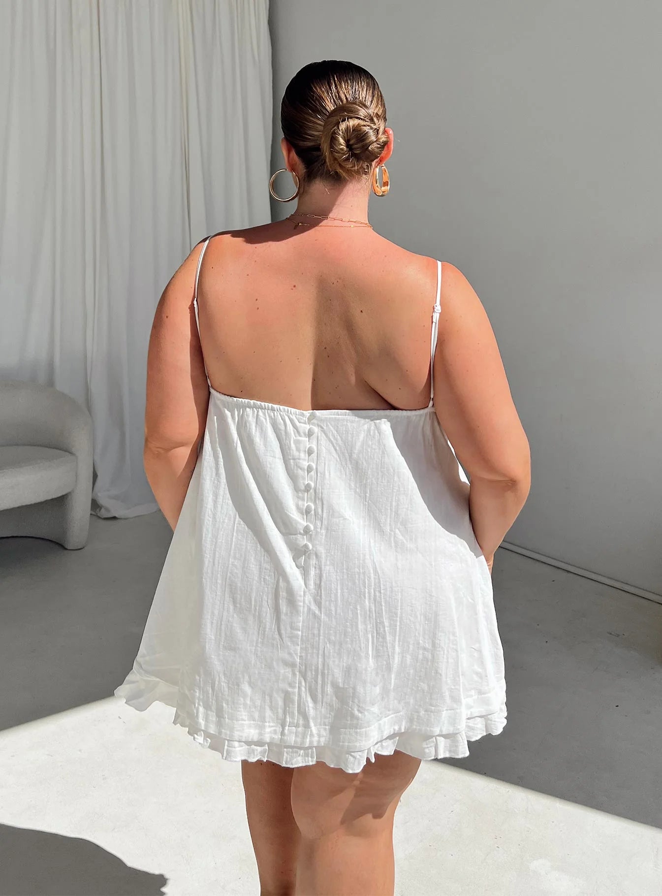 Empress Of Love Mini Dress White Curve
