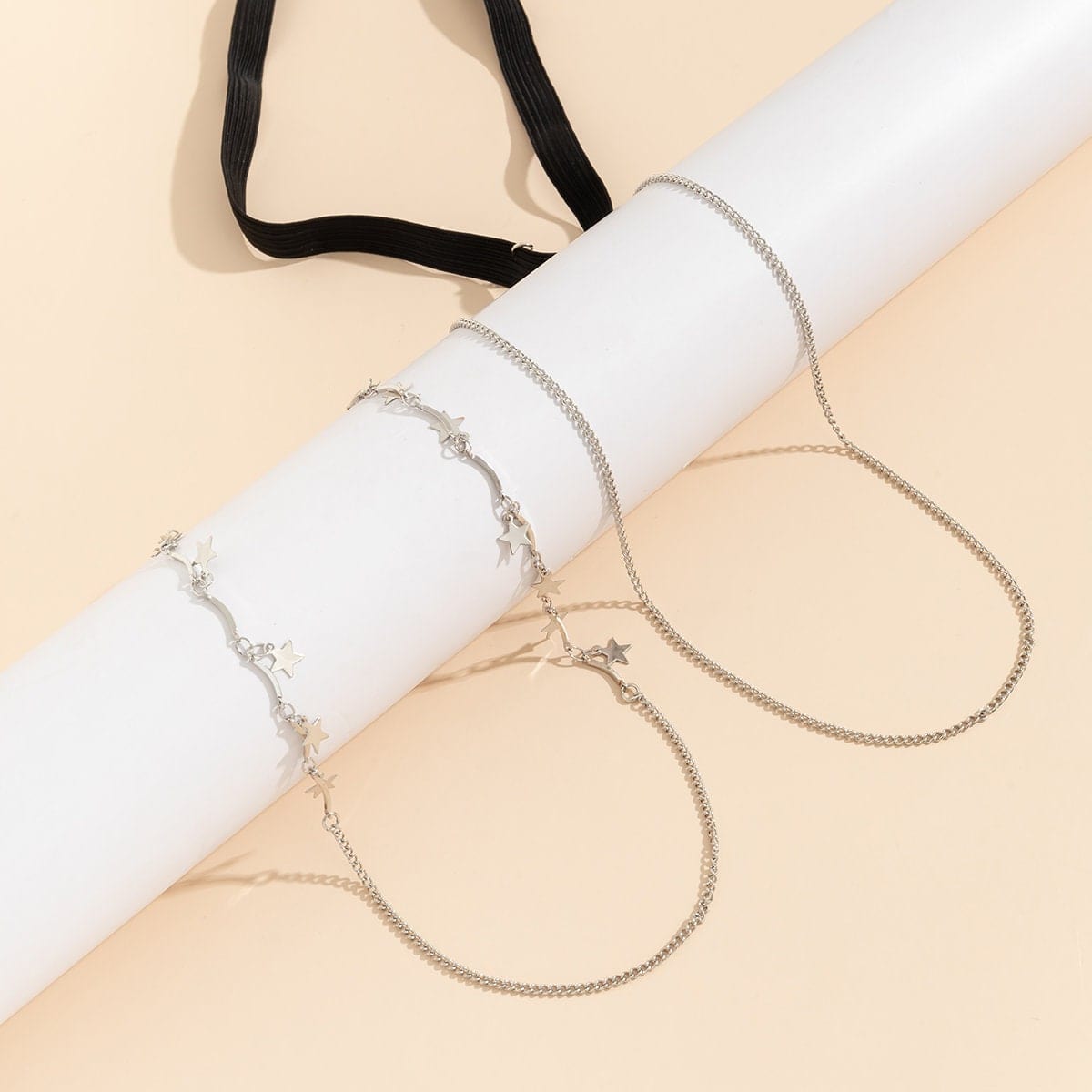 Bohemian Layered Star Tassel Elastic Thigh Leg Chain